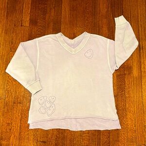 Aerie smiley face sweatshirt